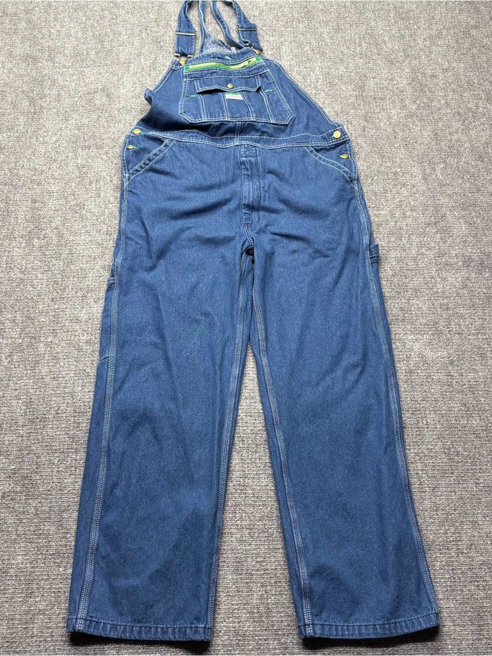 Liberty Bib Overalls Mens 38x30 Blue Carpenter Dungaree 100% Cotton Workwear